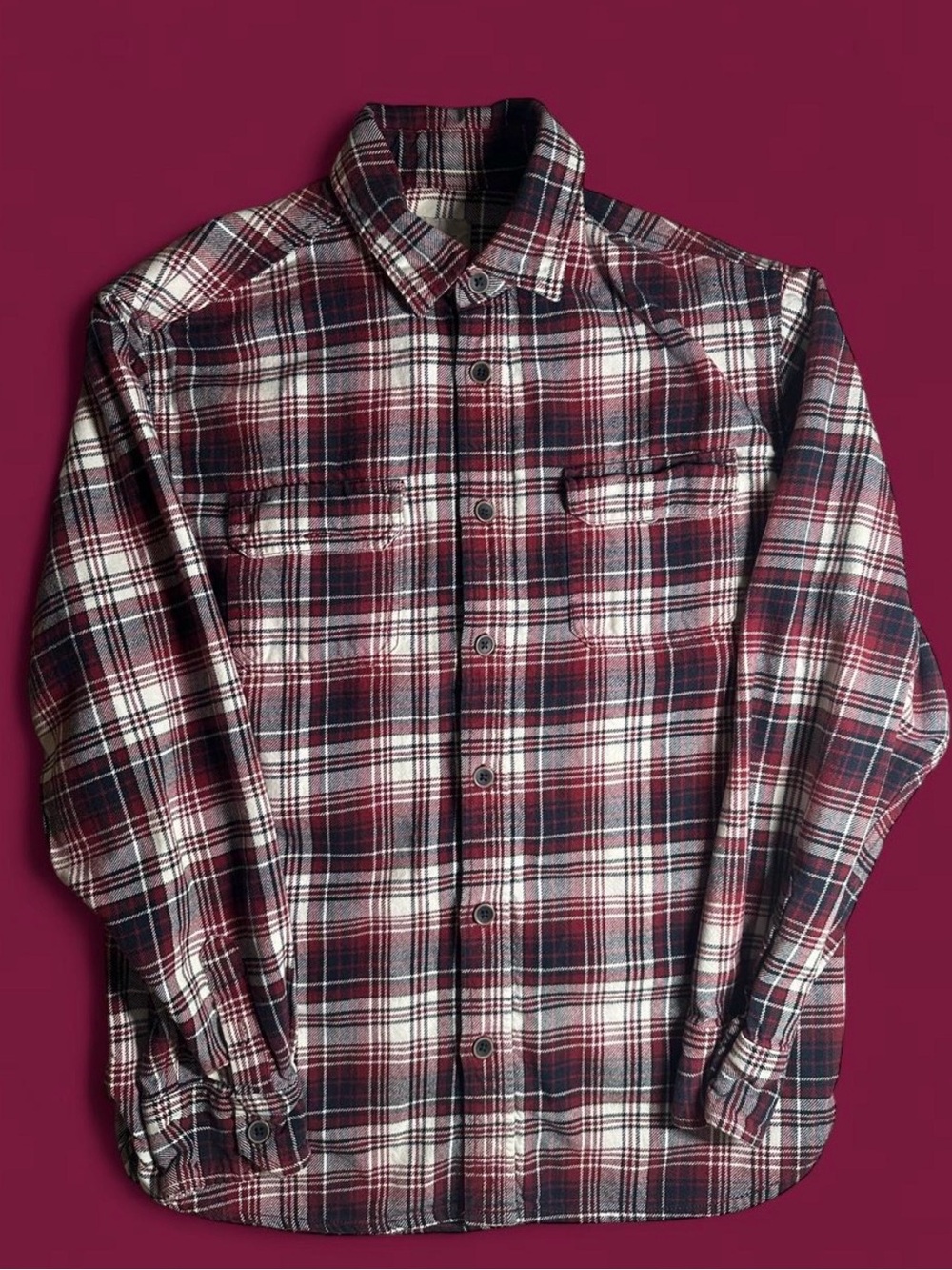 Jachs NY Plaid Flannel Shirt Heavyweight size M